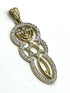 14k Gold & Diamond Messianic "Grafted In" Necklace